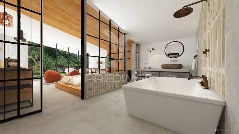 Quinta com fábrica de gin  e cerveja artesanal