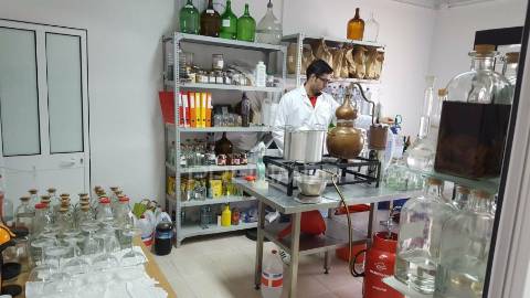 Quinta com fábrica de gin  e cerveja artesanal