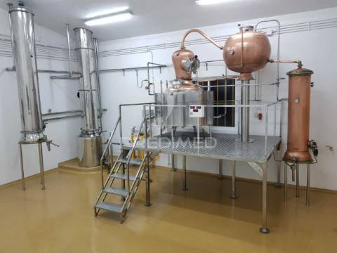 Quinta com fábrica de gin  e cerveja artesanal