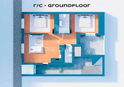 Apartamento t2 em construção, a concluir em 2027