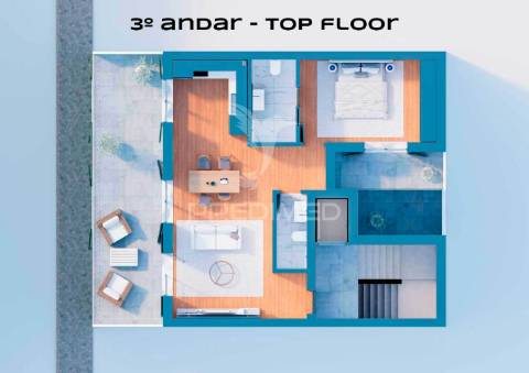 Apartamento t2 em construção, a concluir em 2027