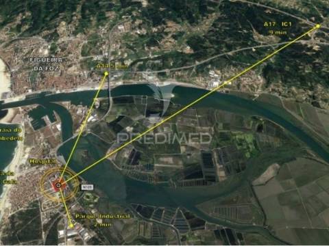 Terreno urbano com 20.877 m² de potencial construtivo na figueira da foz – localização estratégica