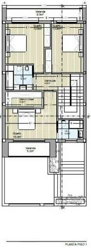 Moradia banda t3 - vila verde - estrutura fechada