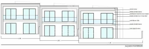 Moradia banda t3 - vila verde - estrutura fechada