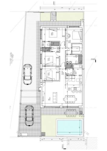 Moradia t4 térrea, com 2 suites e piscina no condomínio tower village