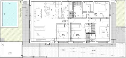 T4 térrea, isolada com 2 suites e piscina na quinta vale da prata