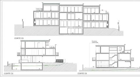 Terreno cidade da maia para construção 3 moradias
