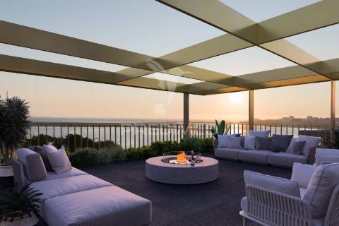 Apartamento t3, no edifício marina douro 1 em canidelo,gaia