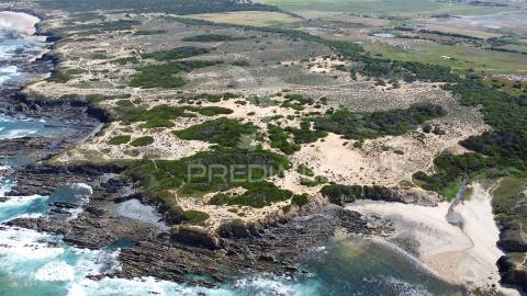 Herdade confinante com praia e linha mar