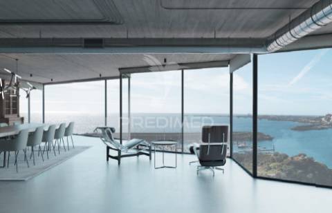 Moradia com vista mar em construção