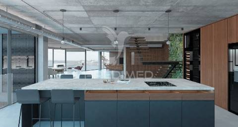 Moradia com vista mar em construção