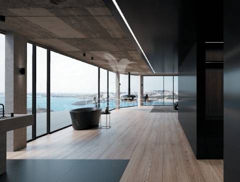 Moradia com vista mar em construção