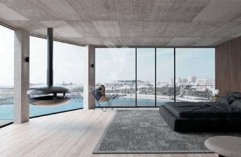 Moradia com vista mar em construção