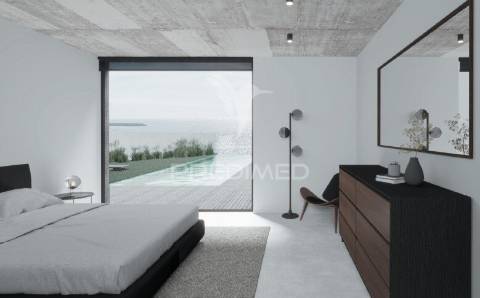 Moradia com vista mar em construção