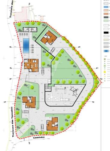 Duas moradias no empreendimento turístico no parque nacional da peneda-gerês