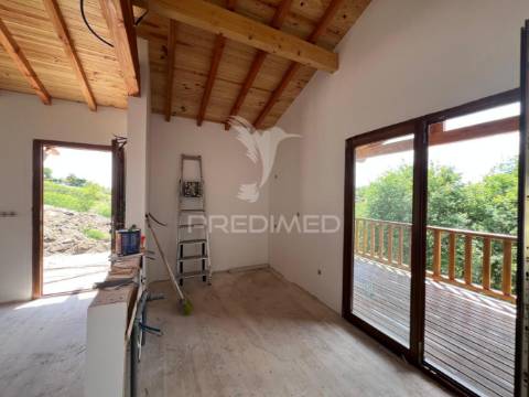 Duas moradias no empreendimento turístico no parque nacional da peneda-gerês