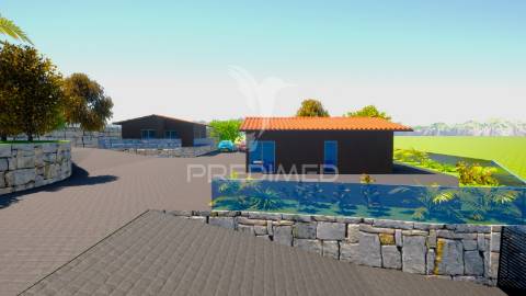 Duas moradias no empreendimento turístico no parque nacional da peneda-gerês