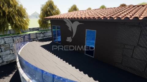 Duas moradias no empreendimento turístico no parque nacional da peneda-gerês