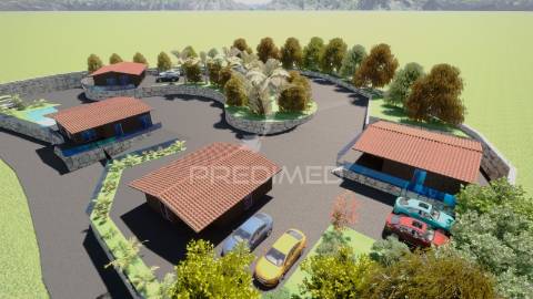 Duas moradias no empreendimento turístico no parque nacional da peneda-gerês