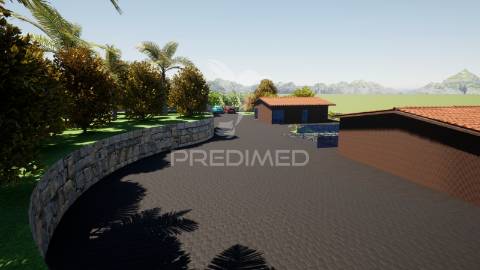 Duas moradias no empreendimento turístico no parque nacional da peneda-gerês