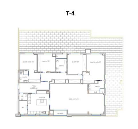 T4 último piso com terraço de 120 m² na rotunda da boavista – porto