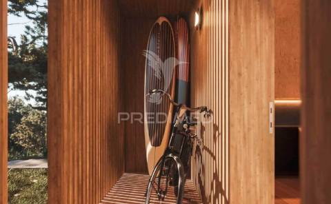 Moradia t3 nova, de madeira, junto à lagoa de óbidos