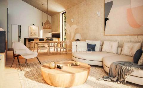 Moradia t3 nova, de madeira, junto à lagoa de óbidos