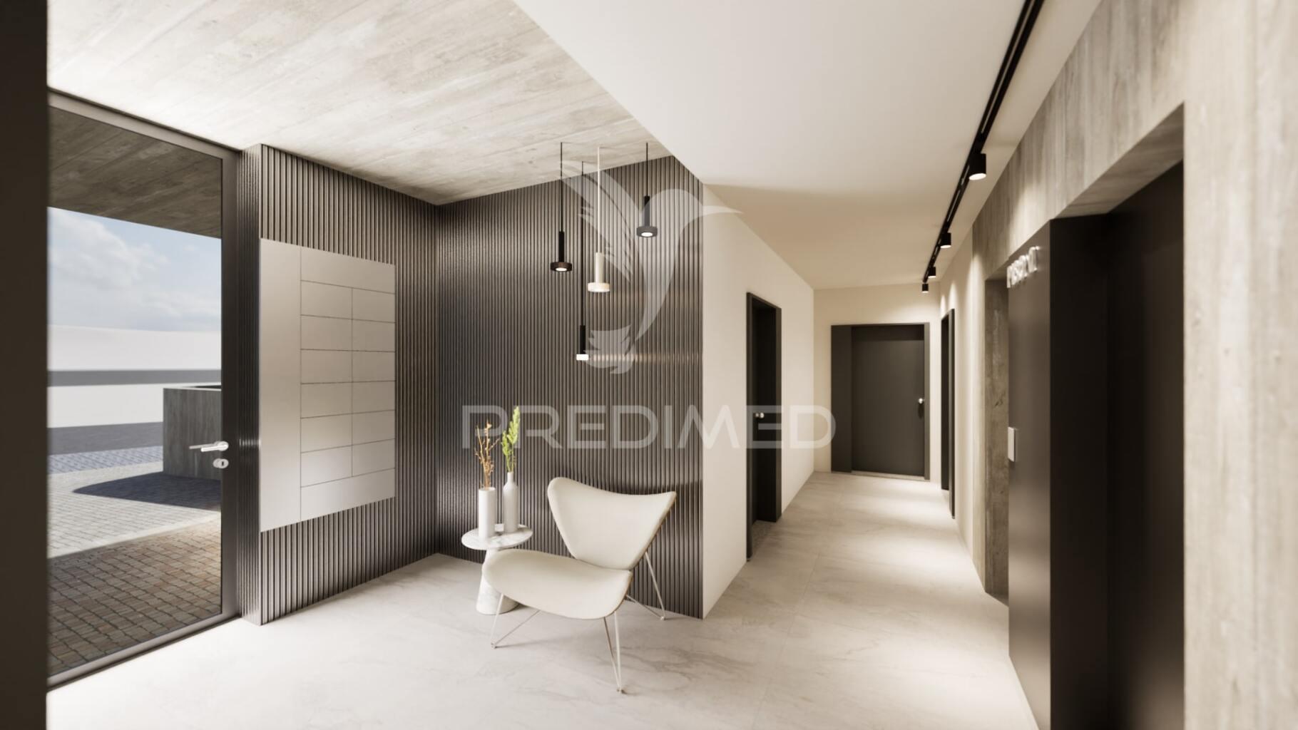 T1 novo c/  45 m2 de terraço