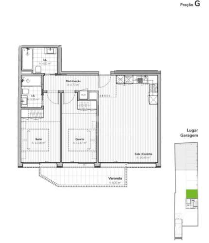 Conforto e estilo em vilar do paraíso – t2 com acabamentos de qualidade