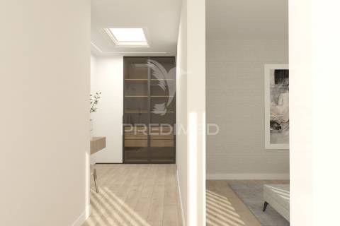 Moradias em construção de arquitetura escandinava em condomínio privado – fátima