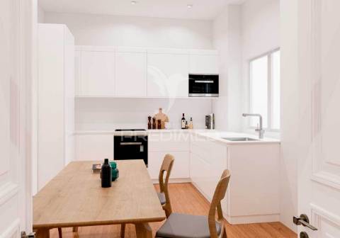 Apartamento t3 em edifício pombalino, frente rio, 195m2