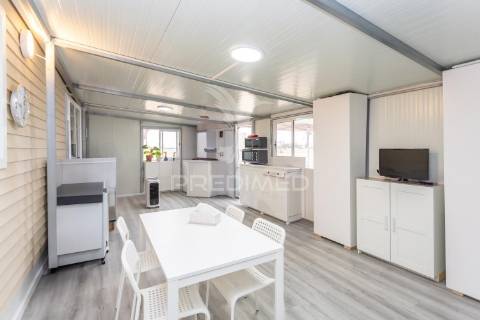 Terreno rústico com casa móvel equipada – habitação imediata