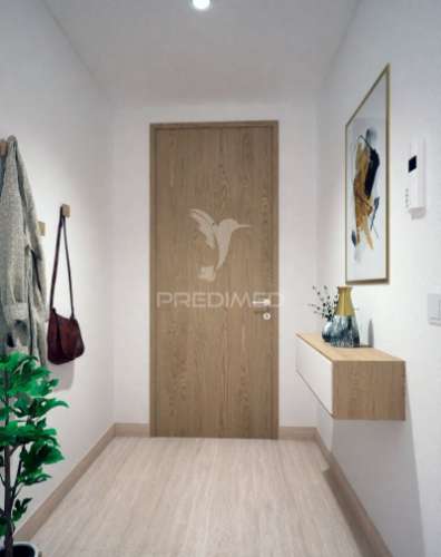 Apartamento t1 luxo com varanda e com acesso à piscina comum do prédio