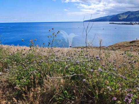 Terreno com vista mar na prestigiada zona da rochinha, caniçal