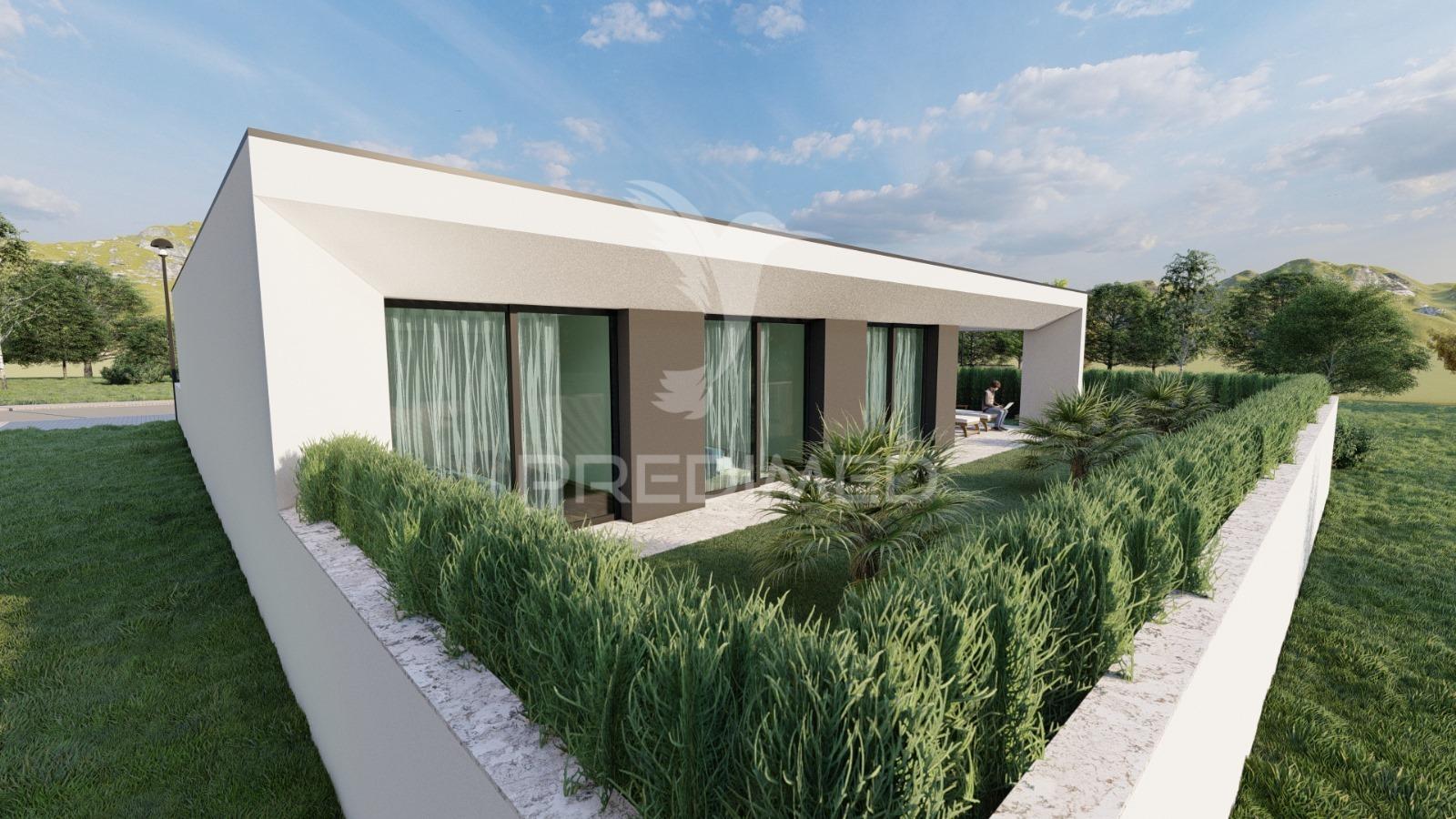 Terreno com projeto aprovado para moradia individual térrea