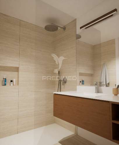 Apartamento t3 com terraço amplo e piscina privada