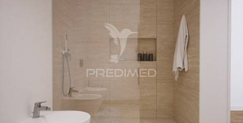 Apartamento t3 com terraço amplo e piscina privada