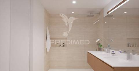 Apartamento t3 com terraço amplo e piscina privada