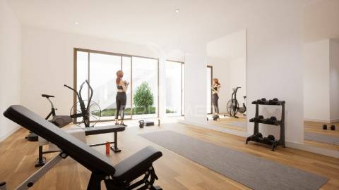 Apartamento t3 com terraço amplo e piscina privada