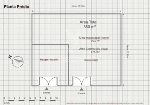 Lote para construção de prédio