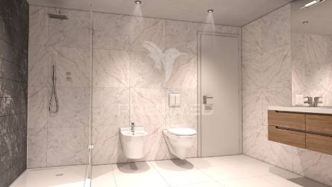 Apartamento t1 na cobertura - amares (junto ao isave) - 55 m2