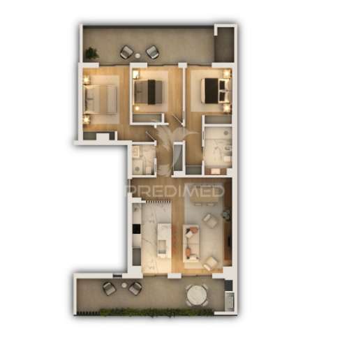 Apartamento t3, luxo, estacionamento, portimão
