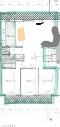 Apartamento t4  com uma sala com 50 m2  fica no feijó