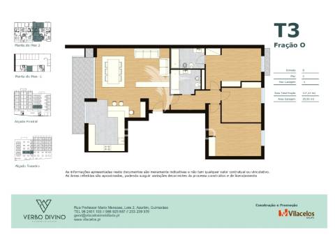 Apartamento t3 ultimas frações -empreendimento verbo divino