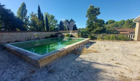 Quinta com moradia t4, piscina, terreno com 3 ha, santarém.