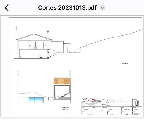 Moradia na aldeia - são marcos da serra