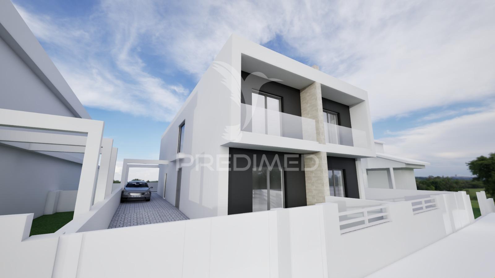 Moradia geminada t3 com piscina - fernão ferro