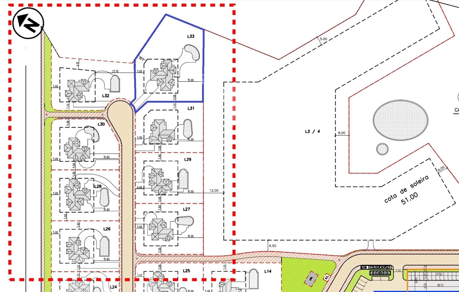 Lagos terreno p/construção de 1764m2, zona ultraprivilegiada