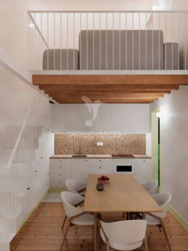 Apartamento duplex t1+1