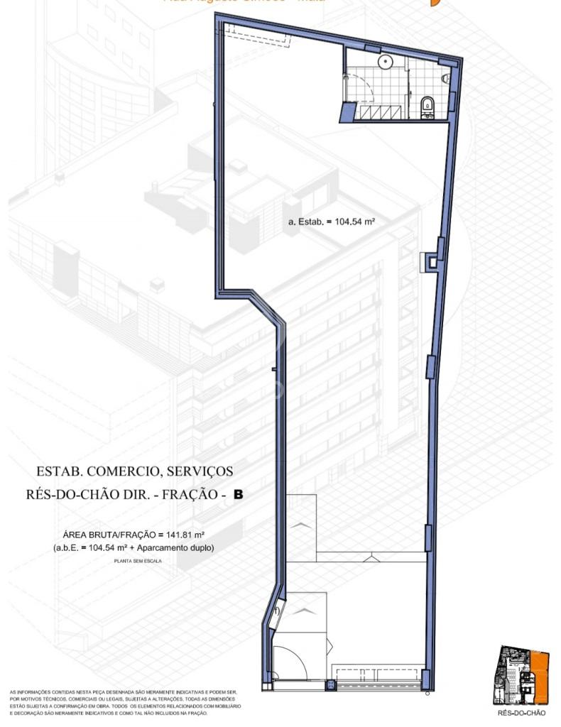 Loja comércio/serviços maia centro